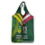 Custom Lebanon And Australia Rugby Grocery Bag Aussie Kangaroos Lebanese Cedars