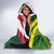 Custom Lebanon And Australia Rugby Hooded Blanket Aussie Kangaroos Lebanese Cedars