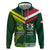 Custom Lebanon And Australia Rugby Hoodie Aussie Kangaroos Lebanese Cedars