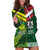Custom Lebanon And Australia Rugby Hoodie Dress Aussie Kangaroos Lebanese Cedars