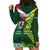 Custom Lebanon And Australia Rugby Hoodie Dress Aussie Kangaroos Lebanese Cedars