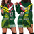 Custom Lebanon And Australia Rugby Hoodie Dress Aussie Kangaroos Lebanese Cedars
