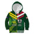 Custom Lebanon And Australia Rugby Kid Hoodie Aussie Kangaroos Lebanese Cedars