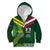 Custom Lebanon And Australia Rugby Kid Hoodie Aussie Kangaroos Lebanese Cedars