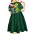 Custom Lebanon And Australia Rugby Kid Short Sleeve Dress Aussie Kangaroos Lebanese Cedars