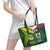 Custom Lebanon And Australia Rugby Leather Tote Bag Aussie Kangaroos Lebanese Cedars
