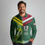 Custom Lebanon And Australia Rugby Long Sleeve Polo Shirt Aussie Kangaroos Lebanese Cedars