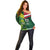 Custom Lebanon And Australia Rugby Off Shoulder Sweater Aussie Kangaroos Lebanese Cedars