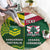 Custom Lebanon And Australia Rugby Round Carpet Aussie Kangaroos Lebanese Cedars