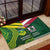 Custom Lebanon And Australia Rugby Rubber Doormat Aussie Kangaroos Lebanese Cedars