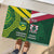 Custom Lebanon And Australia Rugby Rubber Doormat Aussie Kangaroos Lebanese Cedars