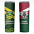 Lebanon And Australia Rugby Skinny Tumbler Aussie Kangaroos Lebanese Cedars