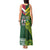 Custom Lebanon And Australia Rugby Tank Maxi Dress Aussie Kangaroos Lebanese Cedars