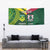Custom Lebanon And Australia Rugby Tapestry Aussie Kangaroos Lebanese Cedars