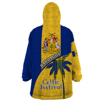 Barbados 2023 Wearable Blanket Hoodie Celtic Festival Special Version - Wonder Print Shop