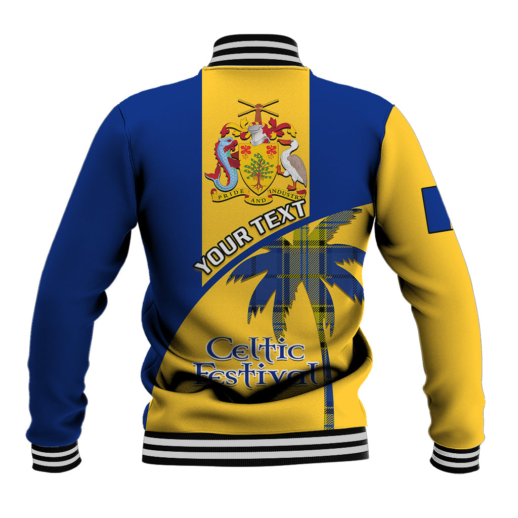 Personalised Barbados 2023 Baseball Jacket Celtic Festival Special Version - Wonder Print Shop