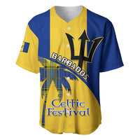 Personalised Barbados 2023 Baseball Jersey Celtic Festival Special Version - Wonder Print Shop