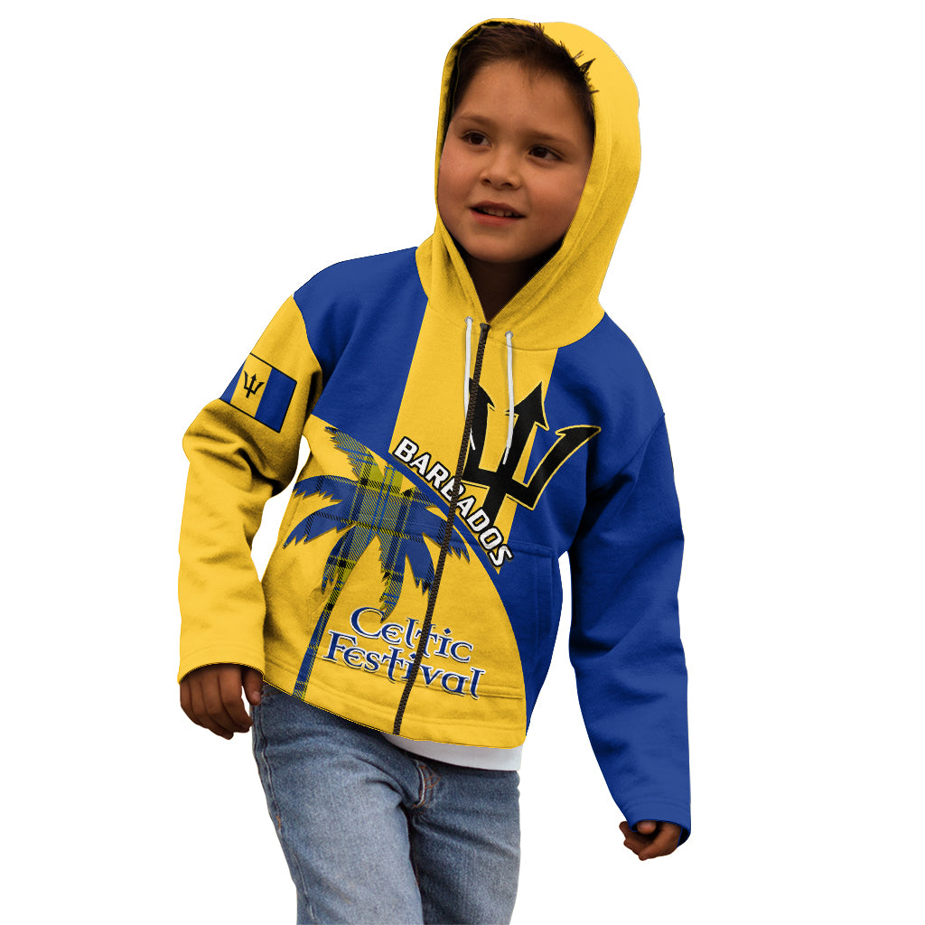 Personalised Barbados 2023 Kid Hoodie Celtic Festival Special Version - Wonder Print Shop