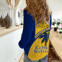 Personalised Barbados 2023 Women Casual Shirt Celtic Festival Special Version - Wonder Print Shop