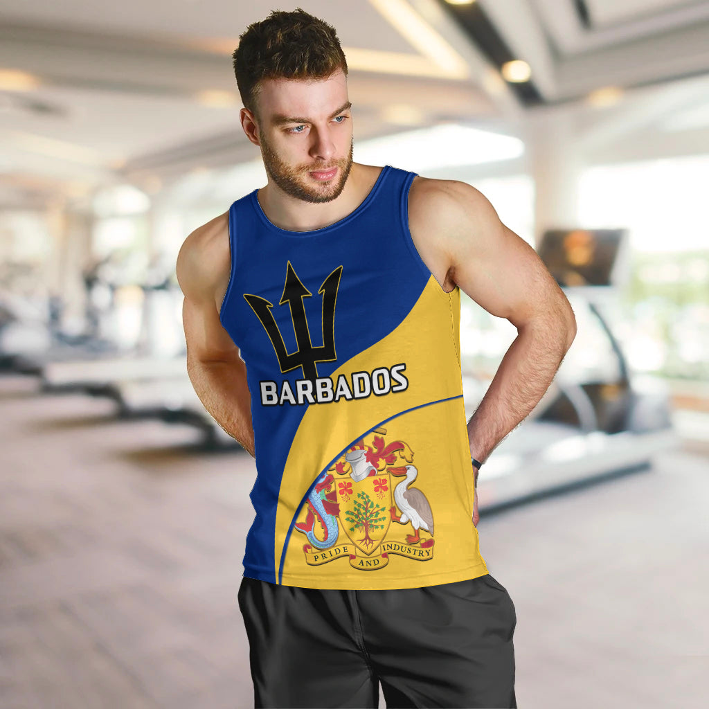 personalised-barbados-men-tank-top-barbadian-coat-of-arms