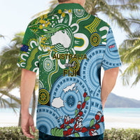 Australia And Fiji Hawaiian Shirt Aboriginal Mix Fijian Tapa Unique Style - Wonder Print Shop