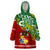 Australia And Tonga Wearable Blanket Hoodie Aboriginal Mix Tongan Ngatu Unique Style - Wonder Print Shop