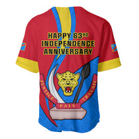 30 June Democratic Republic of the Congo Independence Day Baseball Jersey Happy 63rd Anniversary - Wonder Print Shop