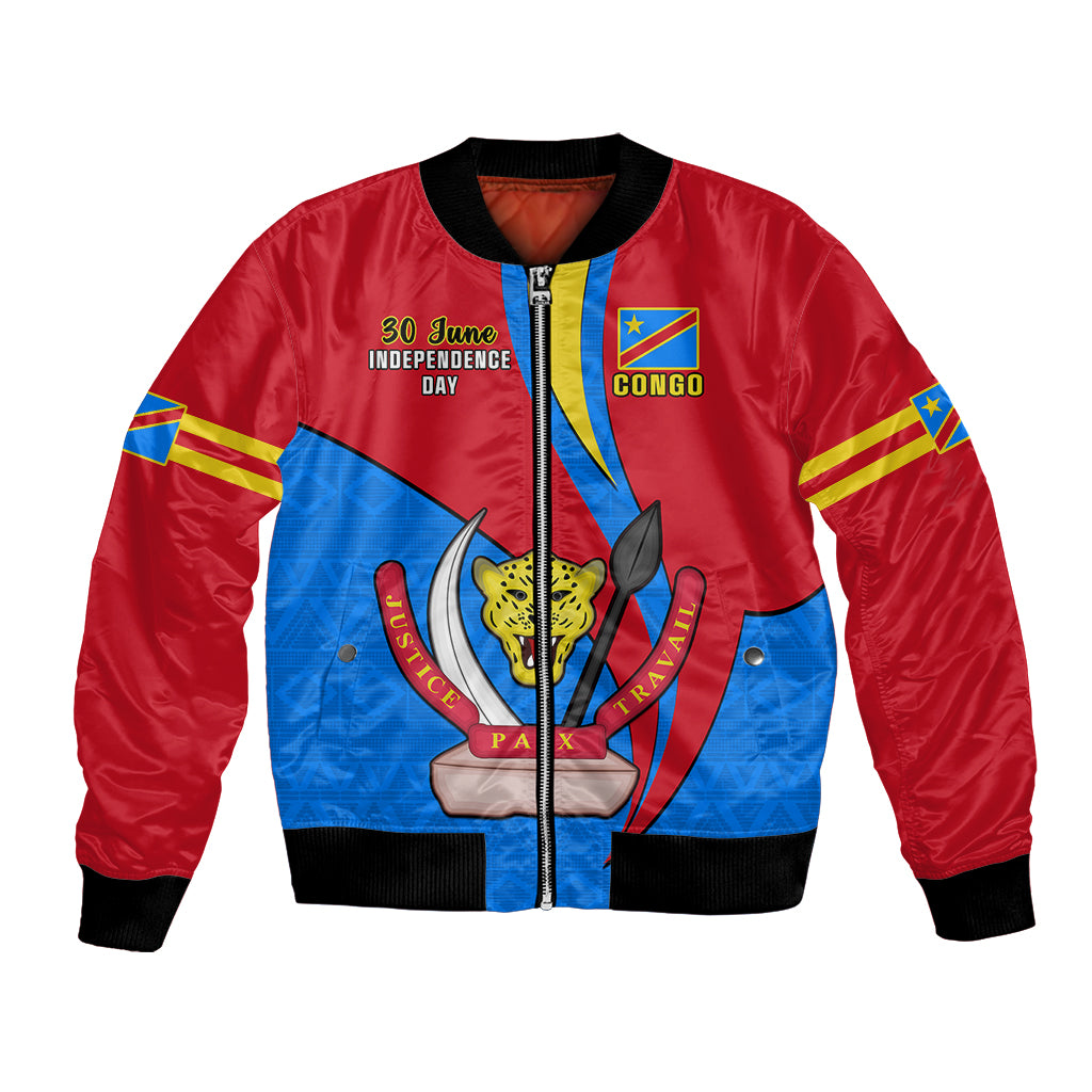 30 June Democratic Republic of the Congo Independence Day Bomber Jacket Happy 63rd Anniversary - Wonder Print Shop