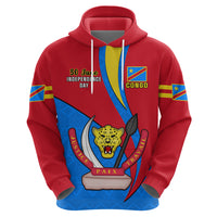 30 June Democratic Republic of the Congo Independence Day Hoodie Happy 63rd Anniversary - Wonder Print Shop