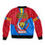30 June Democratic Republic of the Congo Independence Day Sleeve Zip Bomber Jacket Happy 63rd Anniversary - Wonder Print Shop