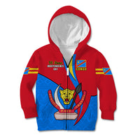 Personalised 30 June Democratic Republic of the Congo Independence Day Kid Hoodie Happy 63rd Anniversary - Wonder Print Shop