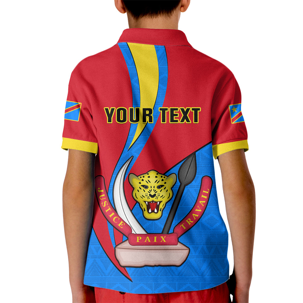 Personalised 30 June Democratic Republic of the Congo Independence Day Kid Polo Shirt Happy 63rd Anniversary - Wonder Print Shop