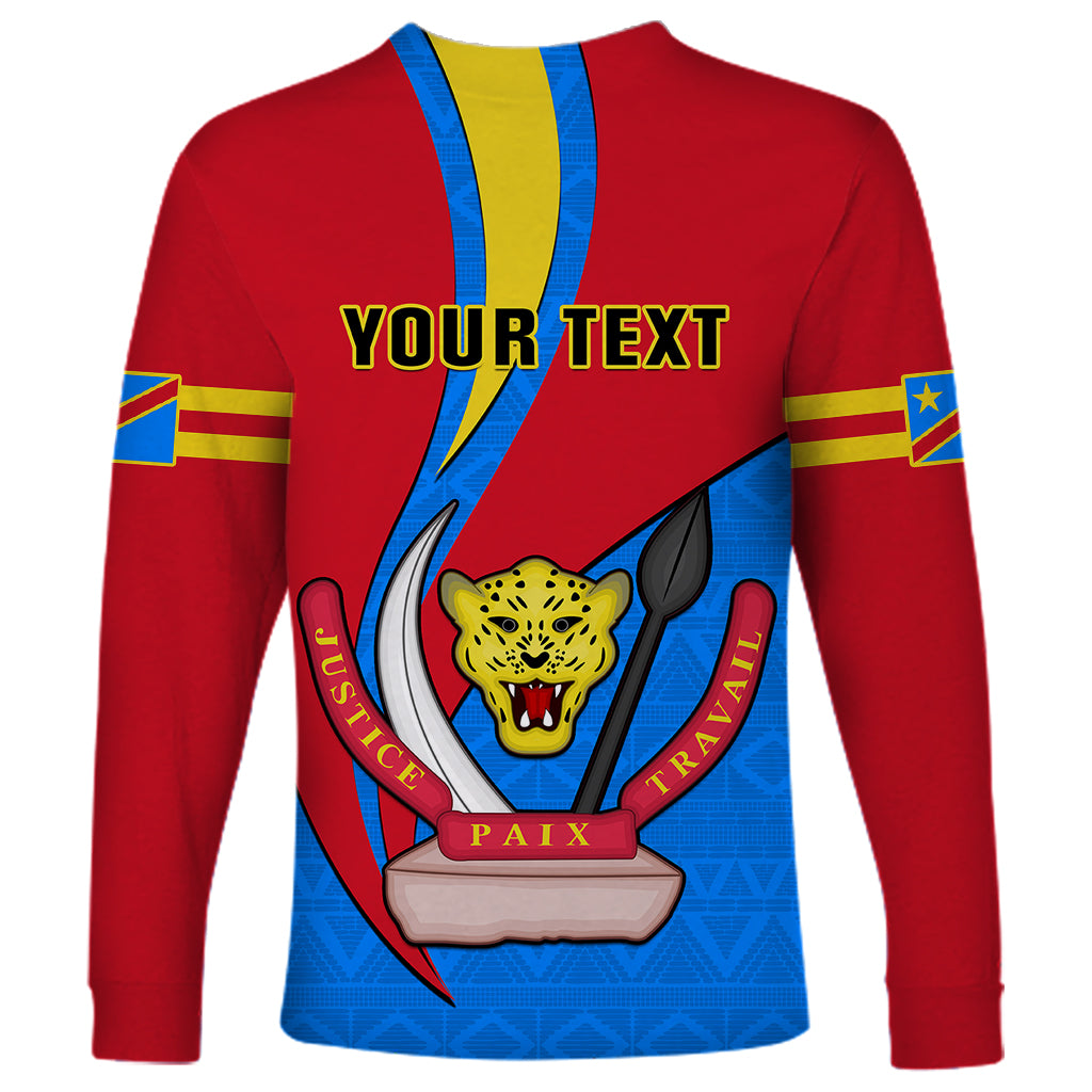 Personalised 30 June Democratic Republic of the Congo Independence Day Long Sleeve Shirt Happy 63rd Anniversary - Wonder Print Shop