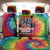 Rock Festival Poland Back Car Seat Cover Polska Eagle Mascot Tie Dye Vibes - Wonder Print Shop