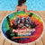 Rock Festival Poland Beach Blanket Polska Eagle Mascot Tie Dye Vibes - Wonder Print Shop