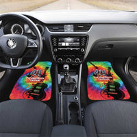 Rock Festival Poland Car Mats Polska Eagle Mascot Tie Dye Vibes - Wonder Print Shop
