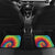 Rock Festival Poland Car Mats Polska Eagle Mascot Tie Dye Vibes - Wonder Print Shop