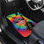 Rock Festival Poland Car Mats Polska Eagle Mascot Tie Dye Vibes - Wonder Print Shop
