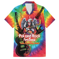 Rock Festival Poland Hawaiian Shirt Polska Eagle Mascot Tie Dye Vibes - Wonder Print Shop
