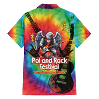 Rock Festival Poland Hawaiian Shirt Polska Eagle Mascot Tie Dye Vibes - Wonder Print Shop