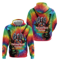 Rock Festival Poland Hoodie Polska Eagle Mascot Tie Dye Vibes - Wonder Print Shop