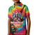 Rock Festival Poland Kid Polo Shirt Polska Eagle Mascot Tie Dye Vibes - Wonder Print Shop