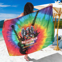 Rock Festival Poland Sarong Polska Eagle Mascot Tie Dye Vibes - Wonder Print Shop