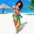 Rock Festival Poland Sarong Polska Eagle Mascot Tie Dye Vibes - Wonder Print Shop