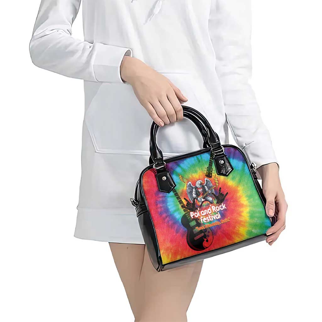 Rock Festival Poland Shoulder Handbag Polska Eagle Mascot Tie Dye Vibes - Wonder Print Shop