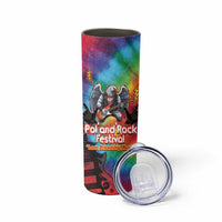 Rock Festival Poland Skinny Tumbler Polska Eagle Mascot Tie Dye Vibes - Wonder Print Shop