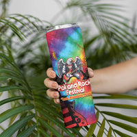 Rock Festival Poland Skinny Tumbler Polska Eagle Mascot Tie Dye Vibes - Wonder Print Shop