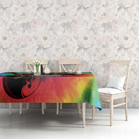 Rock Festival Poland Tablecloth Polska Eagle Mascot Tie Dye Vibes - Wonder Print Shop