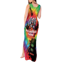 Rock Festival Poland Tank Maxi Dress Polska Eagle Mascot Tie Dye Vibes - Wonder Print Shop
