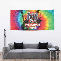 Rock Festival Poland Tapestry Polska Eagle Mascot Tie Dye Vibes - Wonder Print Shop